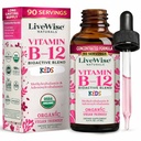 LiveWise Naturals Vitamin B12 Liquid Drops til børn og børn