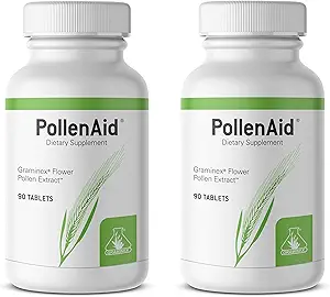Graminex PollenAid Prostata Supplement: All Natural Prostate Support for Brege Control & Urinary Tract Health, Rye Pollen Extract Made in USA, 90 tabletter (pakke af 2)