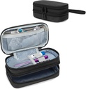 Trunab Portable Travel Bag with Weekly Pill Box Organizer 2 Times a Day, Pill Case for Pills, Vitamin, Fish Oil, Supplements Holder