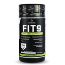 Sascha Fitness Fat Loss piller Budd124; Collagen støtte Budd124; Fluid Balance Budd124; FIT9 Ingredienser: 7Keto + Uva Ursi, Gotu Kola, L- Theanine, Gingko Biloba, DIM, Green Tea Budd124; Vægttab Supplements- Vegan- 120 Natural Cap