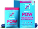 EBOOST POW Natural Pre Workout Powder - 15 Pakker, Blå Hindbær - Preworkout Energy Booster Gym tillæg drikke mix for mænd og kvinder - ydeevne, fælles mobilitetsstøtte - Gluten- fri