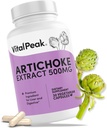 Artichoke 500 mg supplement - Potent Artichoke Extract kapsler til leversundhed & fordøjelsesstøtte - Artichoke Leaf Extract fremmer energi & fokus - 30 kapsler