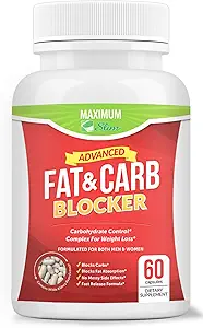 Maksimalt Slim Fat & Carb Blocker Pure Nyre Bean Extract for vægttab og Appetite Suppressant,