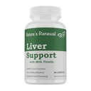 Naturens fornyende leverstøtte supplement - Rense Detox reparation Renew Inddrivelse Formel med mælk tidsel, Mælkebøtte Root, Artiskok ekstrakt, Cholin, gurkemeje - 60 kapsler
