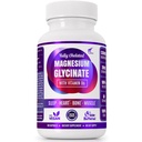 Magnesium Glycinat med B6-vitamin Forskning provet til at øge absorptionen, 1350mg Fuldt Chelated - Understøtter søvn, stress Relief, energi, muskelkramper - Gluten fri, NonGMO, 180 Vegankapsler