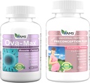 America Medic & Science OVA- Max Prenatal Vitaminer for kvinder (120 kapsler) og Predection Plus (180 kapsler)
