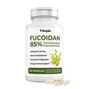 Vitapia Pure Fucoidan 85% Brown Seaweed Extract for immun, stærk cellular sundhed, fordøjelsesstøtte - 1000 mg Fucoidan Per Serving - 120 Veggie Capsules Non- GMO, Gluten- Free, Vegan- Friendly