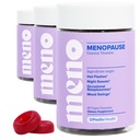 O Positiv MENO Gummies for Menopause, 30 Servering (Pack of 3) - Hormon-Free Supplements for Women with Black Cohosh & Ashwagandha KSM- 66 - Hjælper Allequate Hot Flashs, Night Sweats, & Mood Swings