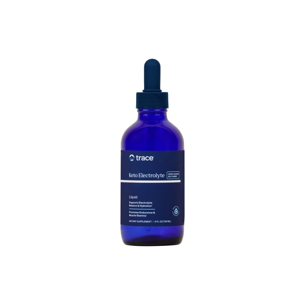 Trace Minerals Keto Electrolyte Drops - Support Muscle & Nerve Health - Electrolyte Nutrition Supplement til støtte Hydration & Fitness - Motion Supplement med Magnesium - 4 fl oz (24 Servere)
