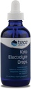 Trace Minerals Keto Electrolyte Drops - Support Muscle & Nerve Health - Electrolyte Nutrition Supplement til støtte Hydration & Fitness - Motion Supplement med Magnesium - 4 fl oz (24 Servere)