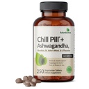 Fremurebiotika Chill Pill + Ashwagandha, Rhodiola, St. John 's Wort, & L- Theanine - non-GMO, 250 vegetariske tabletter