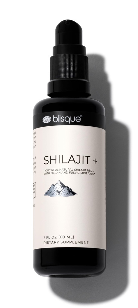 Blisque - Himalayan Shilajit Resin Mineral Dryps 124; Pure, Natural, Organic Measures 124; for Detox, Rense, immunforsvar, Brain Booster, og Energy Measure 124; Indeholder Fulvic Acid og Trace Minerals