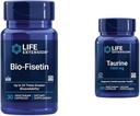 Life Extension Bio- Fisetin 30 Kapsler Cellular Health Bundle med Taurine 1000mg 90 Kapsler Heart Health