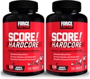 Kraftfaktor CLAE!, 2- Pack, Hardcore Nitric Oxide Booster supplement for mænd med L- Citrullin, Yohimbe, Black Maca & B Vitaminer til at øge Stamina, Maksimere fysisk ydeevne, 240 tabletter