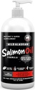Finest for kæledyr Wild Alaska Salmon Oil for hunde & katte - Omega 3 Fiskeolie med Pollock & Laks for følsomme hud & Coat sundhed. EPA & DHA Ease Itching, understøtter fælles, immunforsvar & hjerte sundhed (16oz)