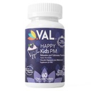 VAL Happy Kids PM 124; Sleep Support for Kids with Magnesium, Melatonin, Vitamin B6 & C Beeg 124; Sukkerfri Chewable 124; Blåbær Yogurt Flavor 124; Non- GMO, Gluten- Free