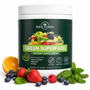 Green Superfood Powder - Organic Super Green med 100 Millioner CFU Probiotika & fordøjelsesenzymer - Vegan, Keto, Sugar- Free Daily Green Supplement - Energi, Gut Sundhed & Immunitet