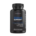 Livingood Daily Nerve Support for Women & Men, 12- in-1 Nerve Health Formel med Methylerede B12, Folate, Benfotiamin, Alpha Lipoic Acid & Feverfeettle, Gluten Free, Non-GMO, 60 Kapsler