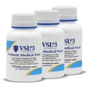 VSL # 3 ® Probiotika til fordøjelsessygdomme, IBS & UC Symptomer - 112.5B CFU 'er, High- Potency, Multi- Strain, Live, Kølemiddel Probiotika, Medical Food for Gut Health Support hos mænd og kvinder, 180 Kapsler