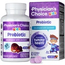 Lægens CHOICE Probiotika for børn - 7 Diverse Strops, Organic Prebiotics, Vitamin & Minerals - Klinisk Studerede L. Rhamnosus - immunforsvar & fordøjelsesstøtte - Ingen sukker eller kunstige farvestoffer - 60ct
