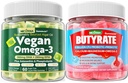 Vegansk Omega 3 Gummier + Butyrate Gummies Sukker fri