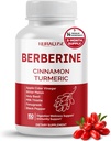 Berberine 14- in-1 tillæg med Ceylon kanel Æble Cider Vineddike Turmerisk Bitter Melon Holy Basil Milk Thistle Fenugreek Gymnema Banaba - Made in USA