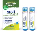 Boiron Acidil On the Go Travel Essential for Relief of Acid Reflux, Heartburn, fordøjelsesbesvær, Bloating, og Opsat Mave - 2 Greve (160 Pellets)