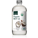 Natural Force Organic MCT Oil - Pure Glass Flaske - Lab Testet for kvalitet og renhed - 16 Ounce