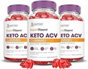 Begrundede laboratorier (3 Pack Rapid Ripped Keto ACV Vegan Non GMO 180 Gummies