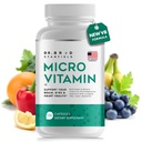Daglig lav dosis MultiVitamin & Mineral for mænd og kvinder til at støtte kognitiv ydeevne & hukommelse + hyaluronsyre til hud sundhed + TMG til motion (150 greve)