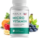 Daglig lav dosis MultiVitamin & Mineral for mænd og kvinder til at støtte kognitiv ydeevne & hukommelse + hyaluronsyre til hud sundhed + TMG til motion (150 greve)