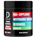 NAD supplement med Liposomal Nicotinamid Riboside 900mg NR, Resveratrol, Quercetin - 90 kapsler - Cellulær Produktion & Restaurering, Aging Well, Vitality