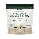 Snap kosttilskud Økologisk Plante baseret Vegan Protein Powder Nitrooxid Boosting Protein Powder, Vanilla Bean, BCAA Aminosyre til muskelvækst, Performance & Recovery - 30 Servere (Vanilla)