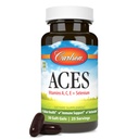 Carlson - ACES, Vitaminer A, C, E + Selenium, Cellular Health & immunsupport, Antioxidant, 50 Softgels