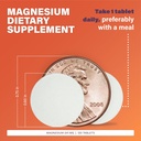 Rugby Magnesiumoxid 400 mg tabletter - Kosttilskud - Glutenfri - 120 Tælling (1 pakke)