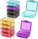 Sød lille rejse Pill Box, Urekt 10 stk Mini Pocket Pill Organizer Daily Single Pill Containers Portable Medicine Holder for Purse Vitamin Fish Oil Kosttilskud