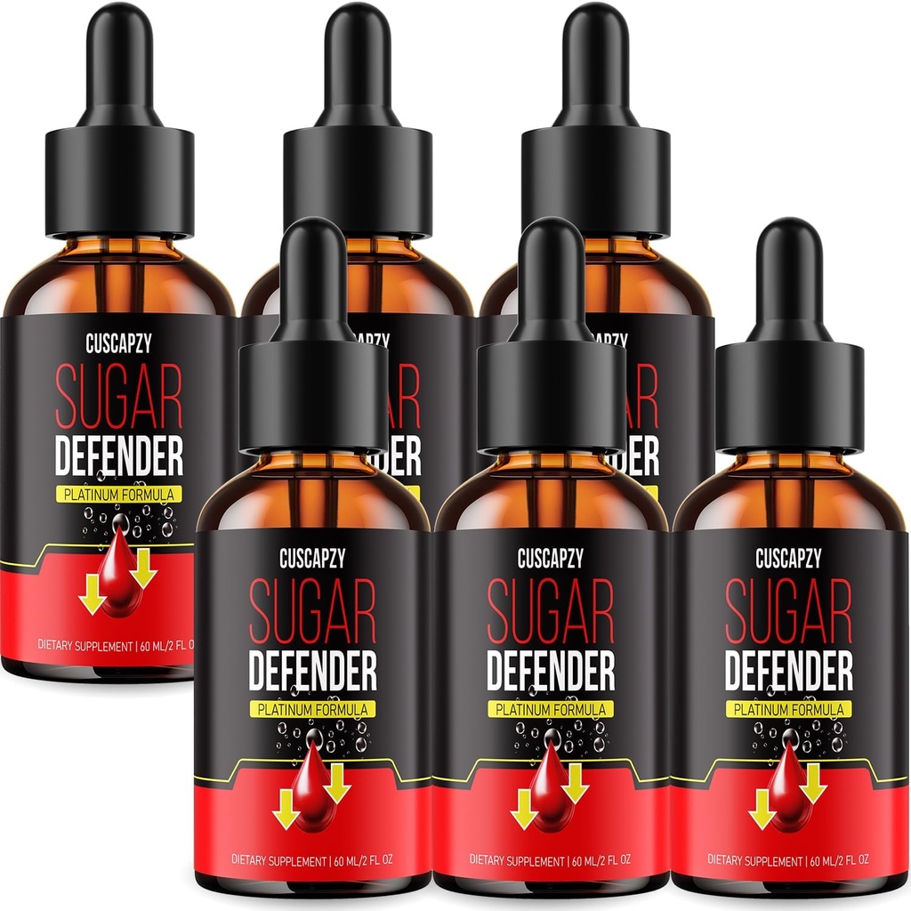 No Prescription Required, Sugar Defender Drops, Sugar Defender Liquid, Official Formula, Pack of 6