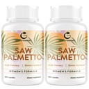 Saw Palmetto for kvinder hårtab - DHT Blocker med 5-in-1 Blend til hårvækst, hud og negle, urinvejssvømhed - Ekstra styrke Saw Palmetto supplement - 180 kapsler