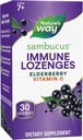 Nature 's Way Sambucus Immunlozenges, med C-vitamin, Black Elderberry Extract, Immunsupport *, 30 Lozenges (Packaging May Vary)