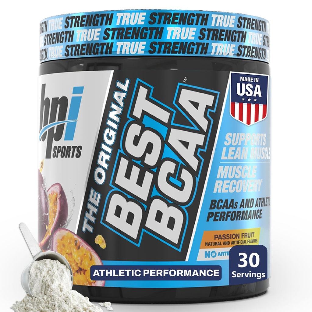BPI Sports Bedste BCAA pulver - Muscle Recovery Support - Forgrenet Chain Amino Acids
