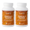 BrainMD Dr. Amen Omega-3 Power - 60 kapsler, pakke med 2 - Fælles & immunforsvar supplement - Indeholder DHA & EPA - Gluten Free - 60 Total Servering