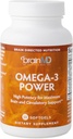 BrainMD Dr. Amen Omega-3 Power - 60 kapsler, pakke med 2 - Fælles & immunforsvar supplement - Indeholder DHA & EPA - Gluten Free - 60 Total Servering