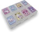 Sanrio tegn Die- Cut Medicine Supplement Portable Tilbehør Sag Rejser med 8 Underdivisionslåg (Mix) Multicolor