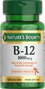 Vitamin B12 af Nature 's Bounty, Vitamin Supplement, Understøtter energi Metabolisme og nervesystem Sundhed, 1000mcg, 100 tabletter