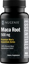 Nugenix Essentials Maca Root Powder Kapsler - 100% Peruvian Maca Extract, Peruvian Ginseng, MacaPrime - 60 Greve