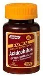 Rugby Acidophilus Extra Styrke med L- sporogener (100 Captabs) (6 pakke) af Rugby