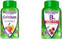 Vitafusion Chewable Calcium Gummy Vitamins for Bone and Teeth Support & Extra Strength Vitamin B12 Gummy Vitamins for Energy Metabolism Support and Nervous System Health Support