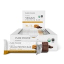 Dr. Mercola Pure Power Peanut Butter Protein Bars, 12 Servere, ikke GMO, Soja Free, Gluten Free, Vegan Protein Bars