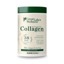 Great Lakes Gelatin, Collagen Hydrolysate, Pasture-Raised Grass-Fed, Non GMO (4 Cans of 16 Ounces)